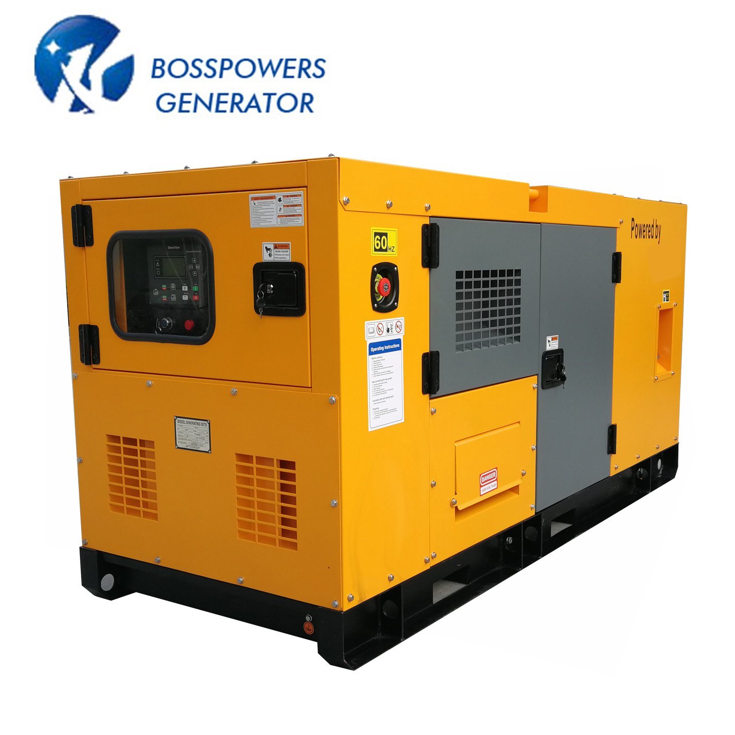 Water Cooled Yangdong Engine 8kw-64kw Silent Power Diesel Engine Electric Generator Monitor with Remote Start