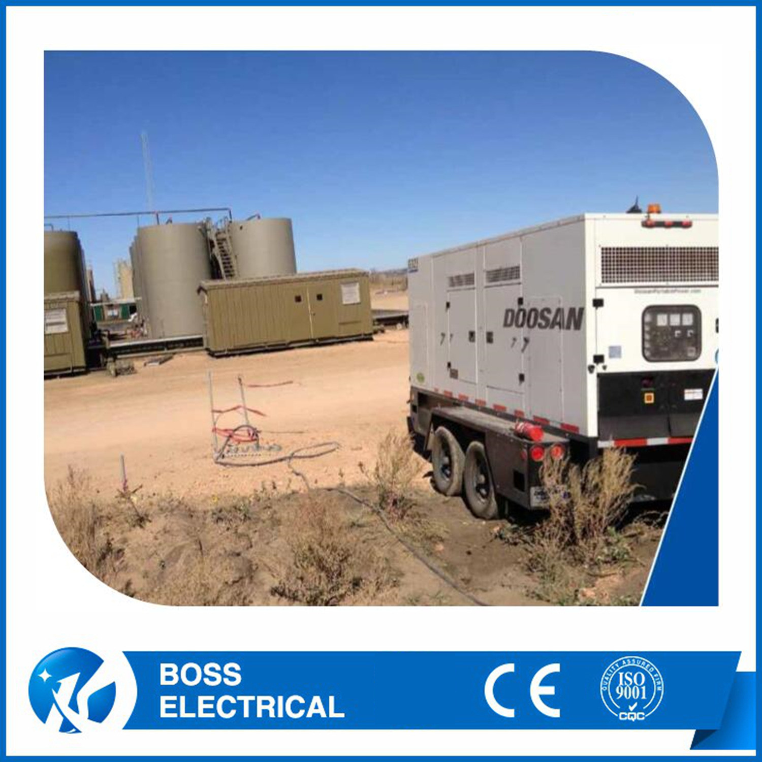 Dp086ta Water Cooled Doosan Diesel Power Electric Generator Set (120KW/150kVA)