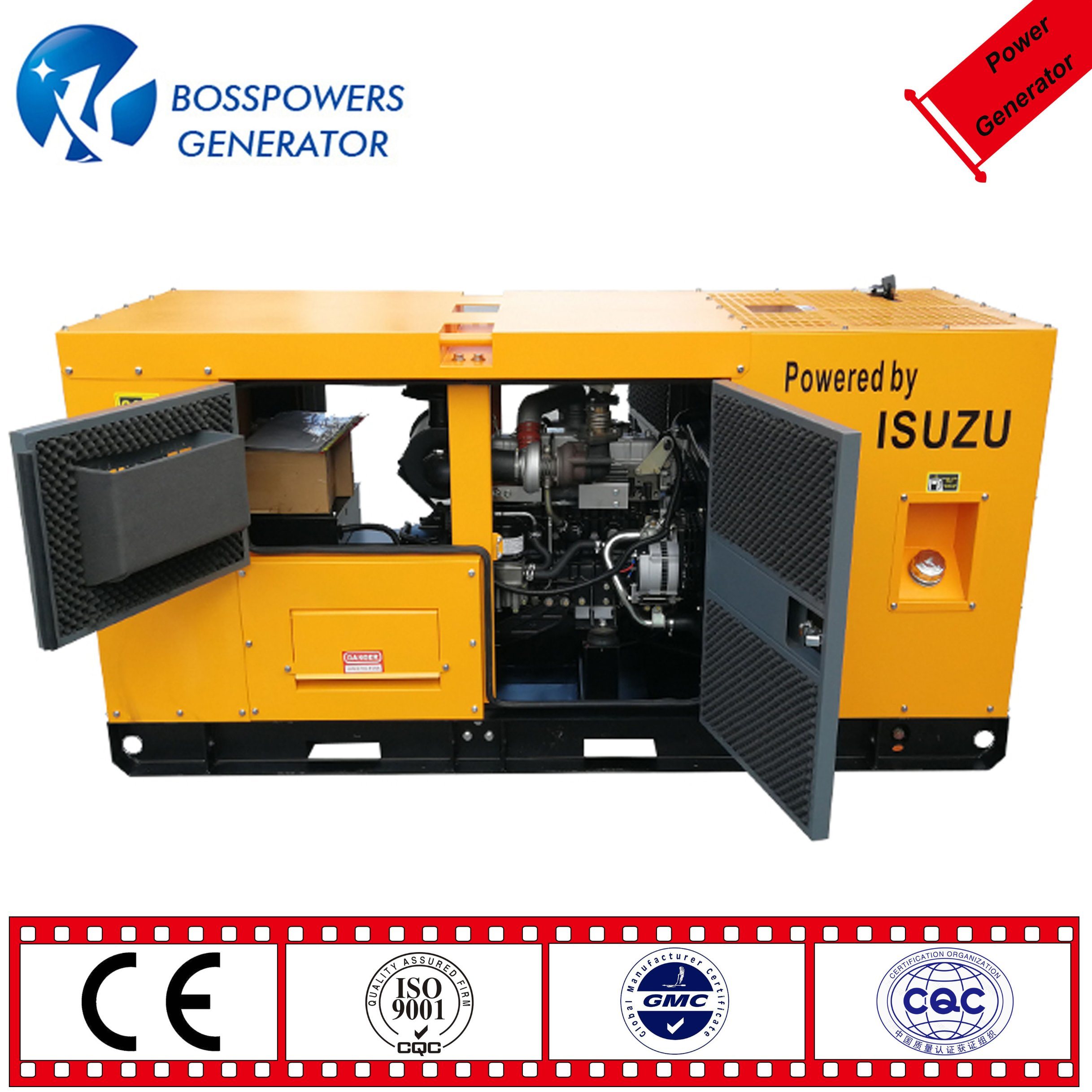 50kVA Standby Power Isuzu Power Diesel Engine Power Generator Ce ISO9001 Approved