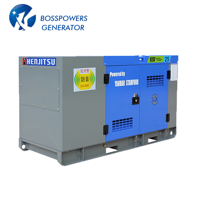 Small Power 19kw 60Hz Doosan Soundproof Silent Power Generator Set