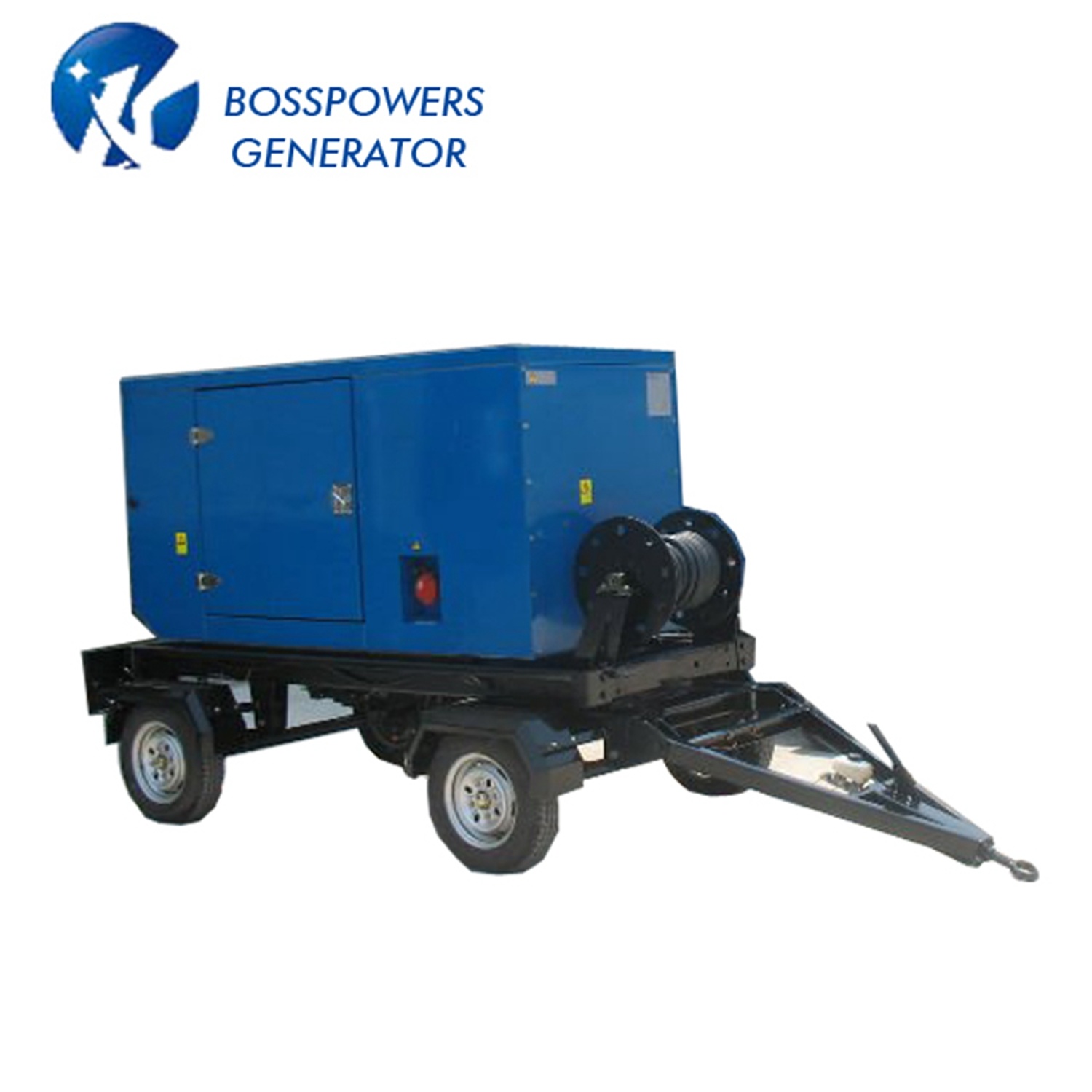 50Hz 60Hz 20kw Silent Canopy Type Mobile Trailer Diesel Generator