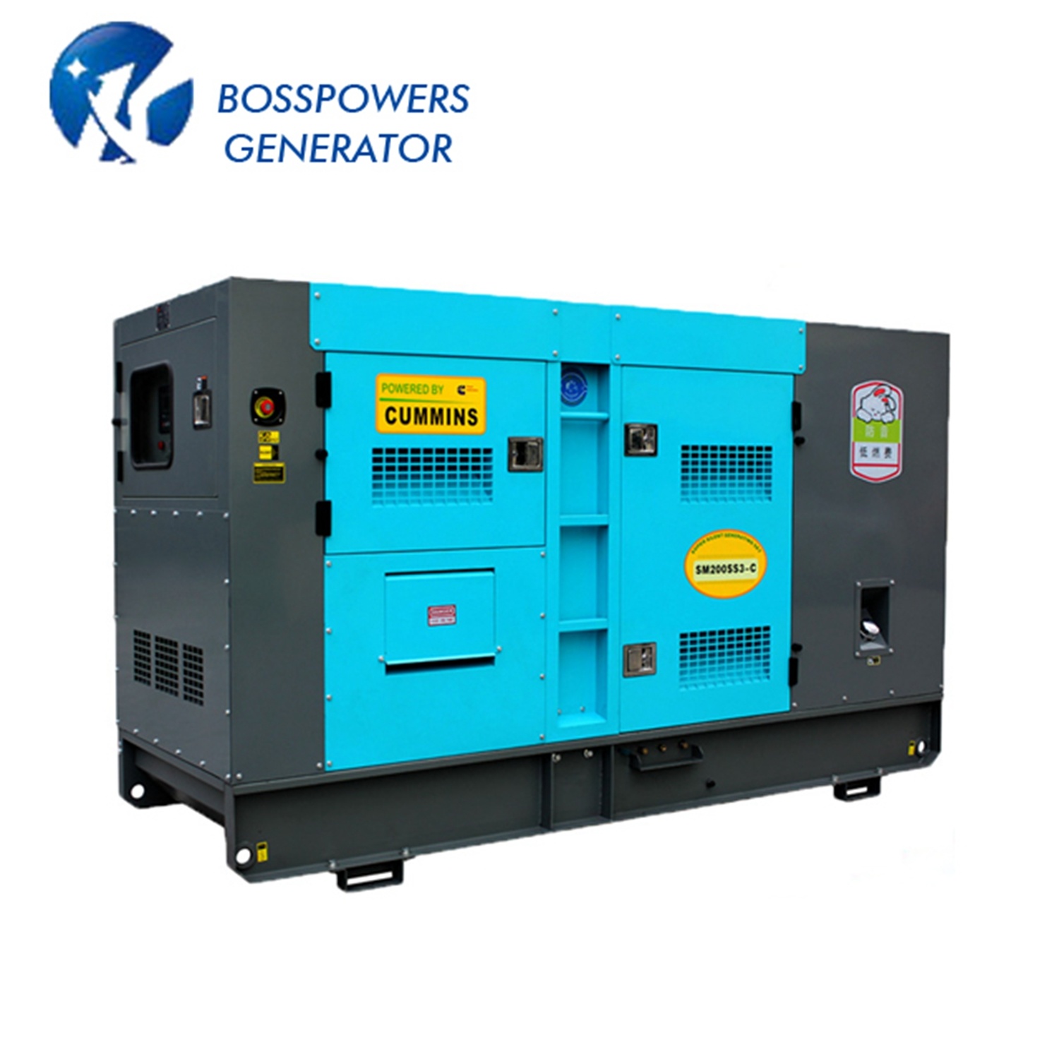 100kVA 60Hz Dcec Cummins Water Cooled 3 Phase Electric Generator Silent