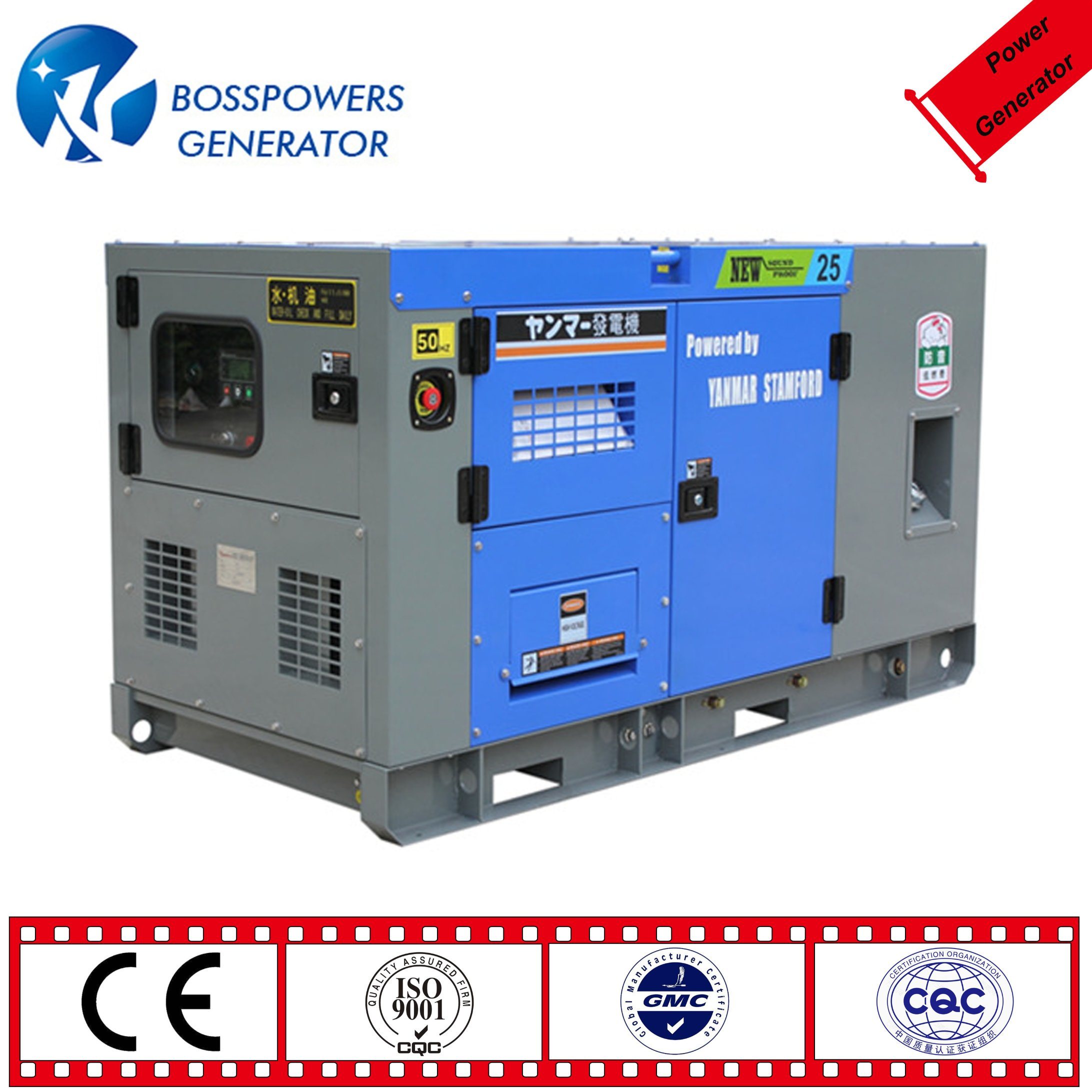 Ce ISO9001 Approved Diesel Power Generator Powered by Isuzu Engine 30kVA 50kVA 80kVA Diesel Power Generator